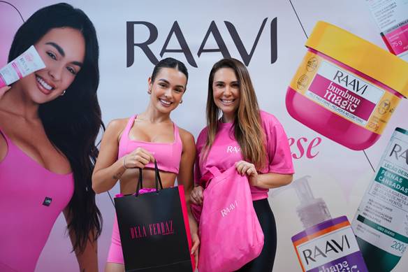 Raavi e Bela Ferraz transformam loja em estúdio de wellness no Rio